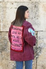 Ayios Bordeaux Jacket - Image 3