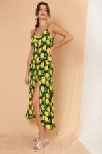 Sicilia lemon slip dress - Image 4