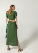 Atene co-ords 2 in 1 green dress - Image 3