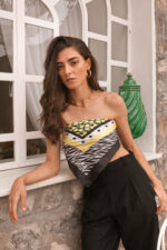 Versilia Large Black Scarf