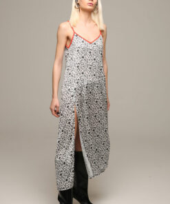 Angry Sally Split Thigh Animal Print Dress – IGO Project