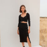 Melane Black Skirt