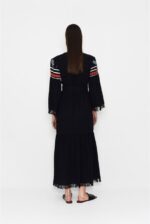 Flower of Thymisis Kaftan dress (black) - Image 5