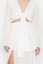 Throwback Waves White Skirt - Image 3