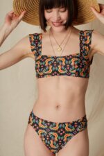 Atsitsa bikini Tsalapetinos multi print by Melitta back view