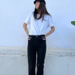 THE KNLs Burst jeans straight leg black wash