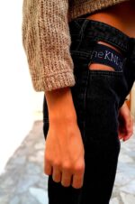 THE KNLs Burst jeans straight leg black wash - Image 4