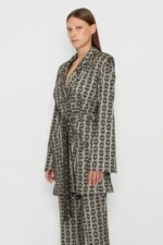 Galvanized Blazer Metallic Silver