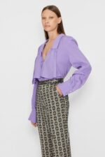 Galvanized Trousers Metallic Silver - Image 3