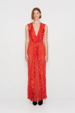 Flare of Heaven Dress Fire Red - Image 7