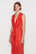Flare of Heaven Dress Fire Red - Image 4
