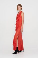Flare of Heaven Dress Fire Red - Image 5