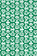 Linaria Crop Top round green print by Melitta styled with matching skirt