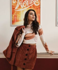 Atheras Clothing Eucalyptus Reverie Ecru Top with blazer set