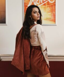 Back view of Eucalyptus Reverie Ecru Top by Atheras Clothing
