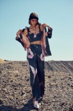 Model wearing Figuratti bustier top by Aitheras Clothing from the AW22 Intoxicating collection