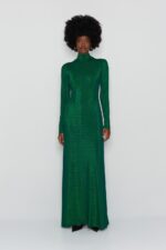 Birds Of Paradise Green Dress - Image 3