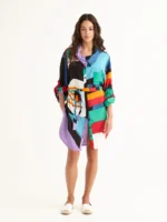 KIDULTHOOD roll-neck shirt dress