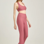 Aθλητικό κολάν SOFT TOUCH με τελείωμα καμπάνα (σάπιο μήλο)