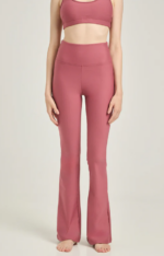 Aθλητικό κολάν SOFT TOUCH με τελείωμα καμπάνα (σάπιο μήλο) - Image 3