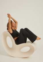 Aθλητικό κολάν black SOFT TOUCH με τελείωμα καμπάνα - Image 2