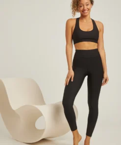 Black Soft Touch Sports Bra by Baya – High Support Activewear