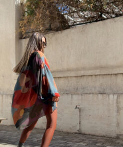 Street style Eros Printed Tunic Top Girls Talk by The KNLs outdoor look