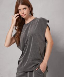 Libertee Jason Top sleeveless minimal tee front view