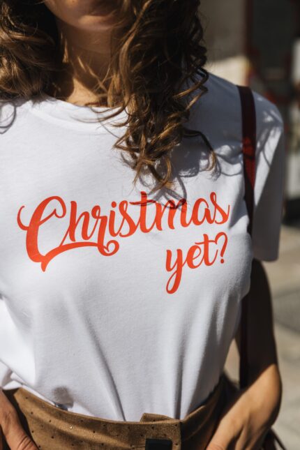 Soon white t-shirt graphic detail Aitheras Clothing