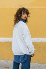 Not Yet Sweatshirt by Aitheras Clothing back view boyfriend fit